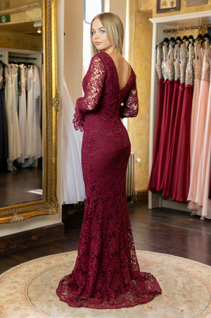 Gala Dress - Bordeaux (alleen online te koop, niet in de winkel)