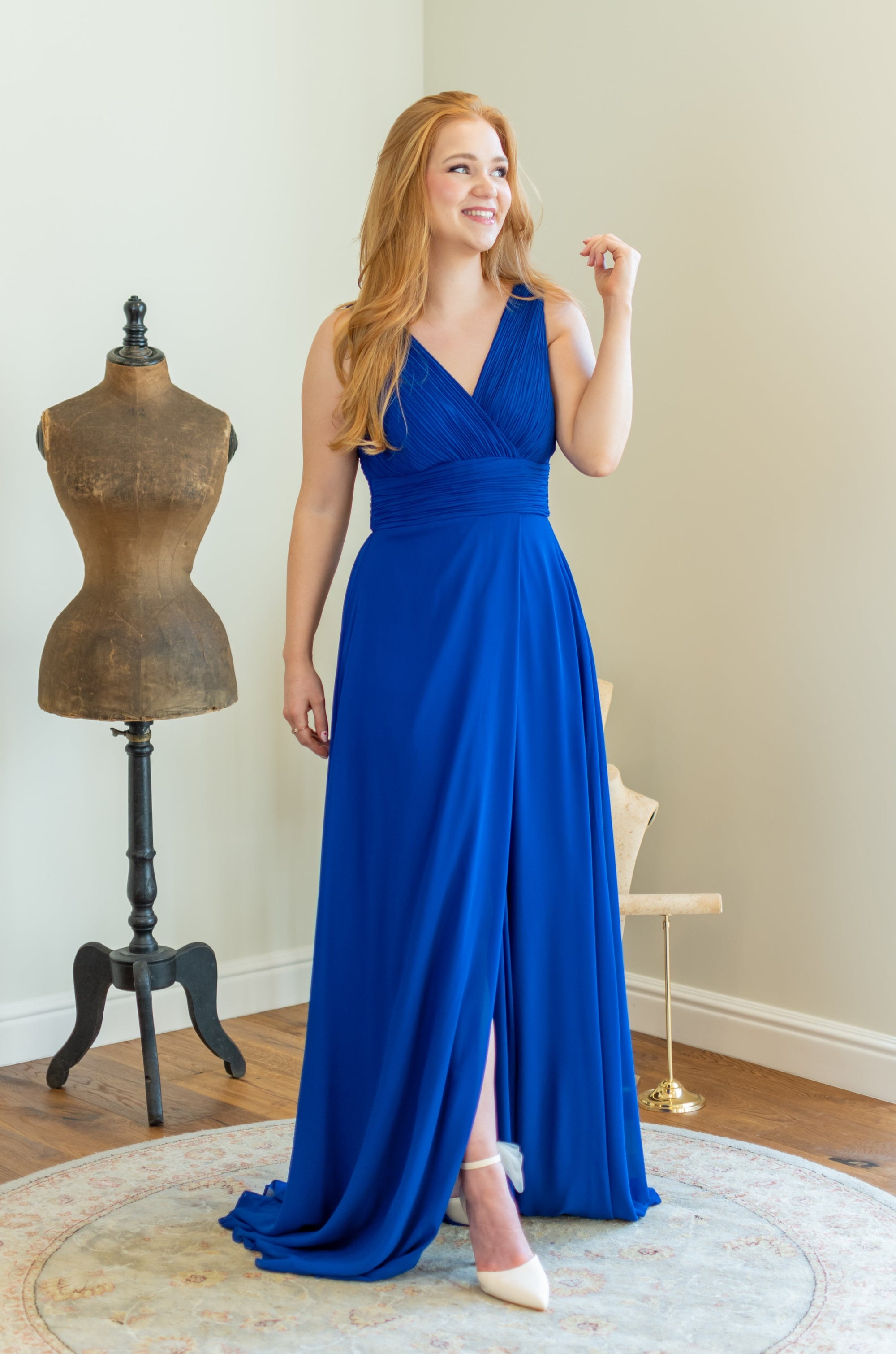 In Style Dress - Bright Blue