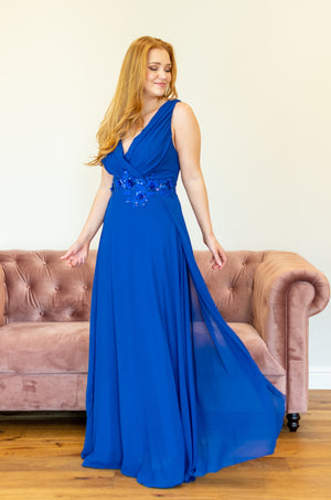 Timeless Beauty Dress - Bright Blue Queen Size
