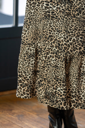 Leo Skirt - Black & Beige (alleen online te koop, niet in de winkel)