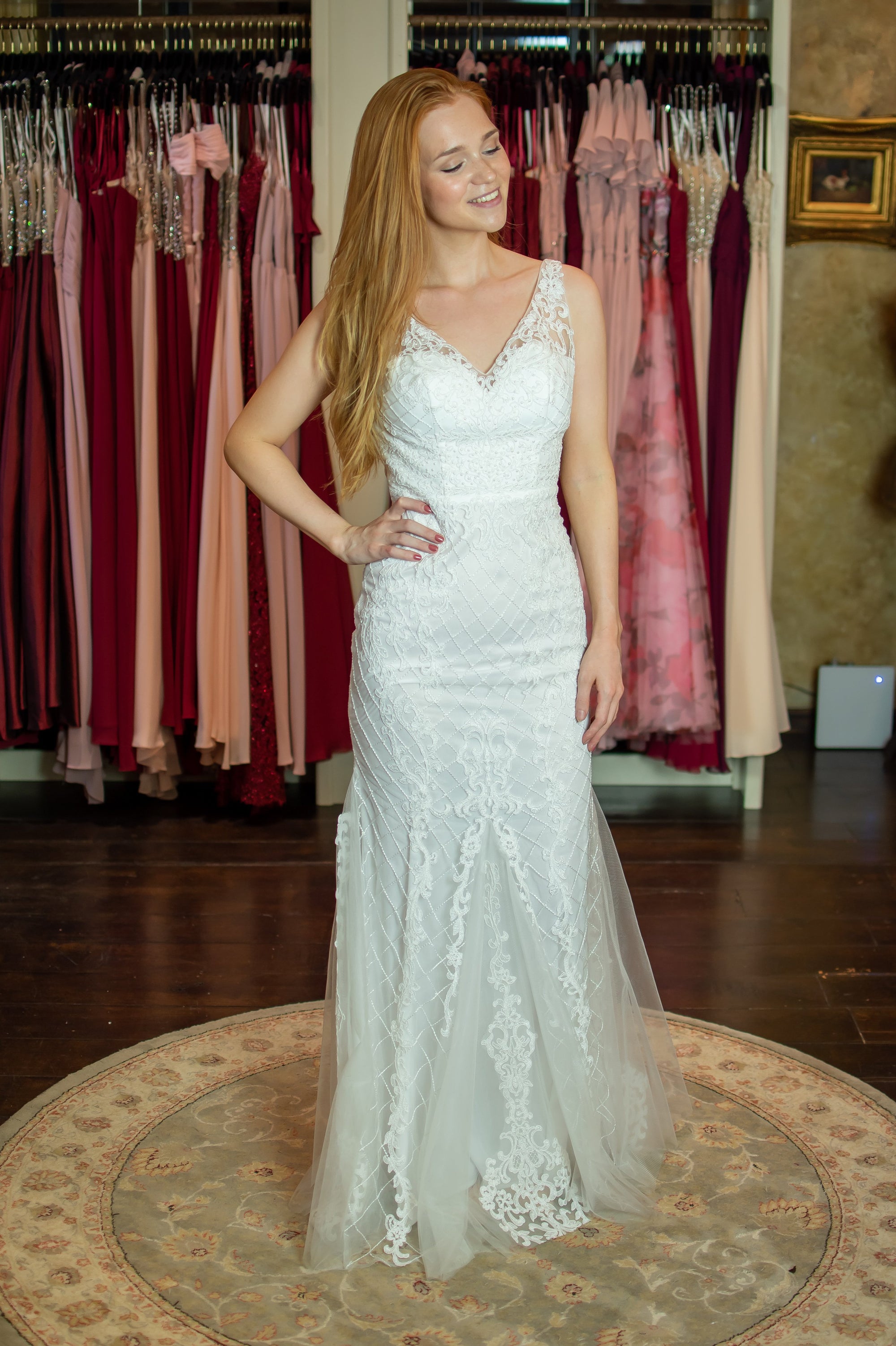 Ariel Dress - Ivory (alleen online te koop, niet in de winkel)