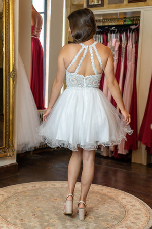 Sweetest Thing Dress - White (alleen online te koop, niet in de winkel)
