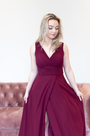 In Style Dress - Bordeaux