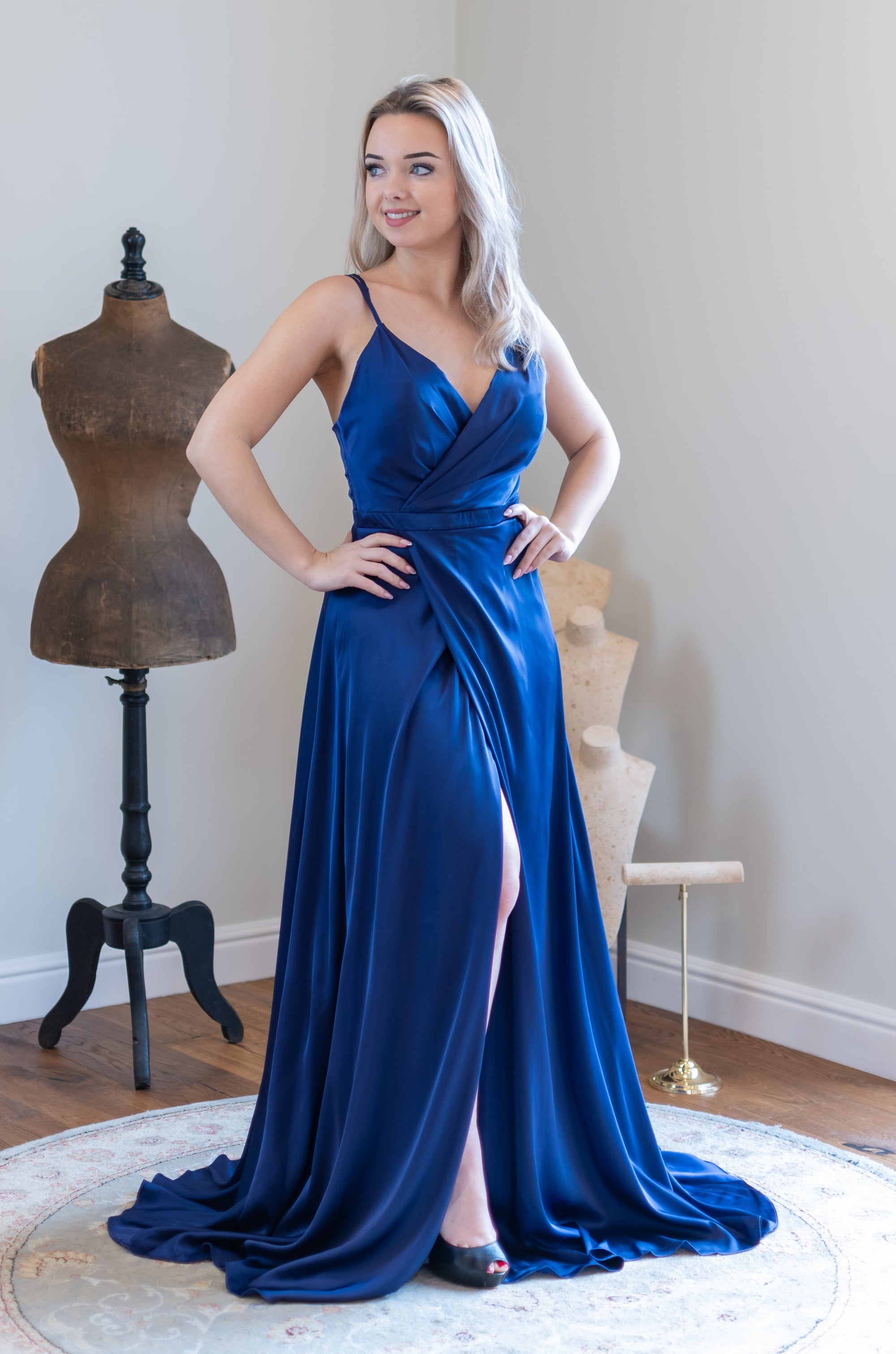 Elegant Dress - Navy