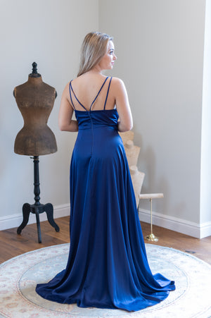 Elegant Dress - Navy