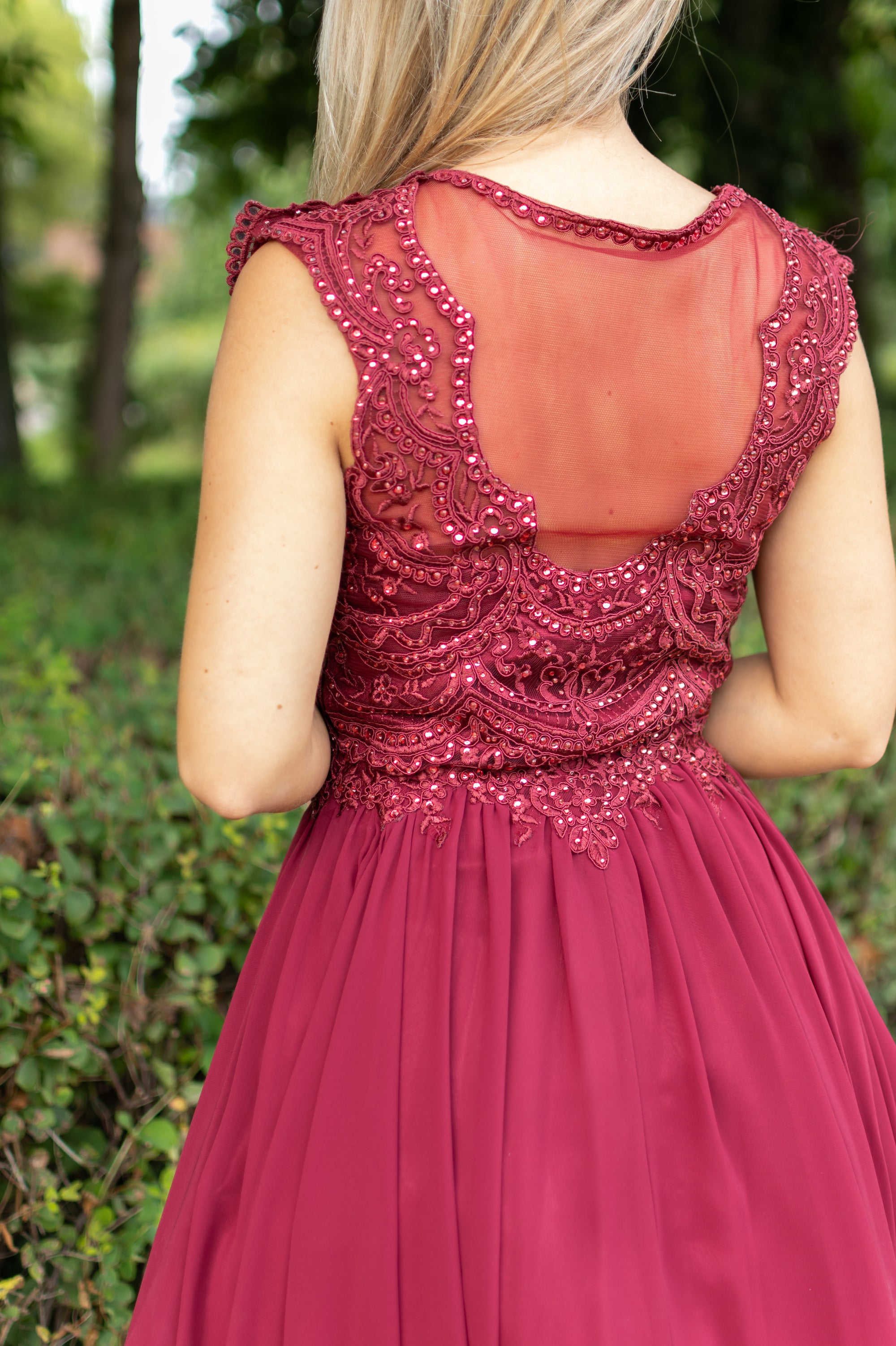 Tutu Dress - Bordeaux (alleen online te koop, niet in de winkel)