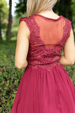 Tutu Dress - Bordeaux (alleen online te koop, niet in de winkel)