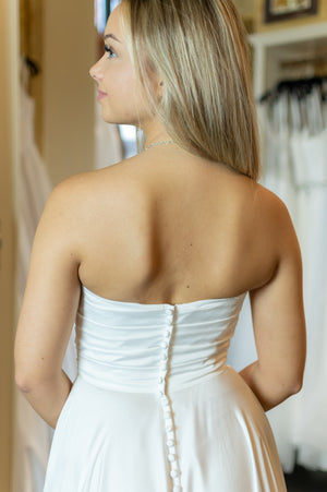 Strapless Dress - White