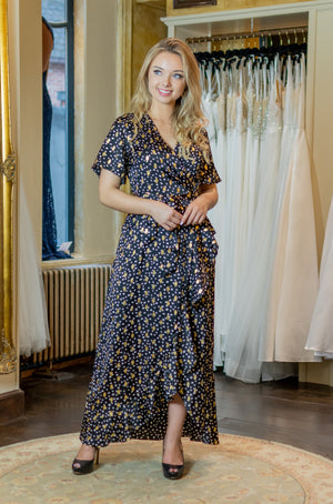 Verano Dress - Black & Gold (alleen online te koop, niet in de winkel)