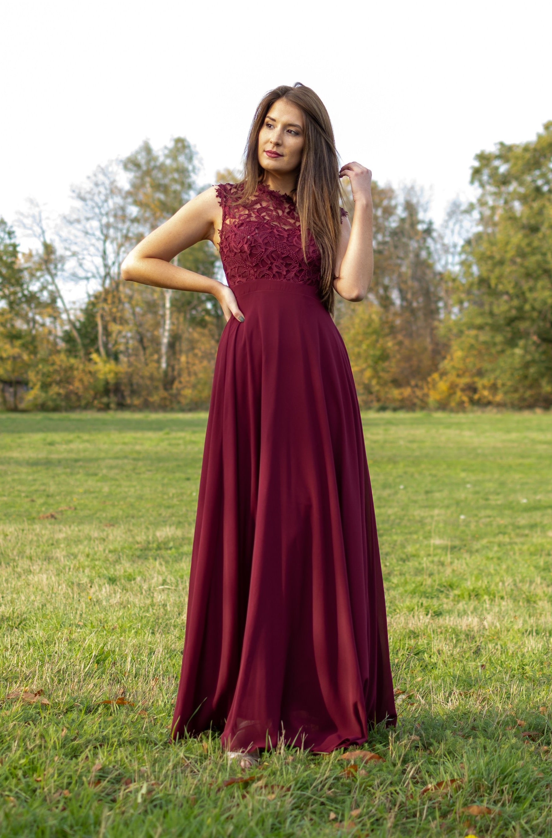Dreamy Dress - Bordeaux
