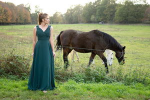 Catch The Bouquet Dress - Green