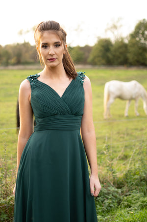 Catch The Bouquet Dress - Green