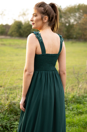 Catch The Bouquet Dress - Green