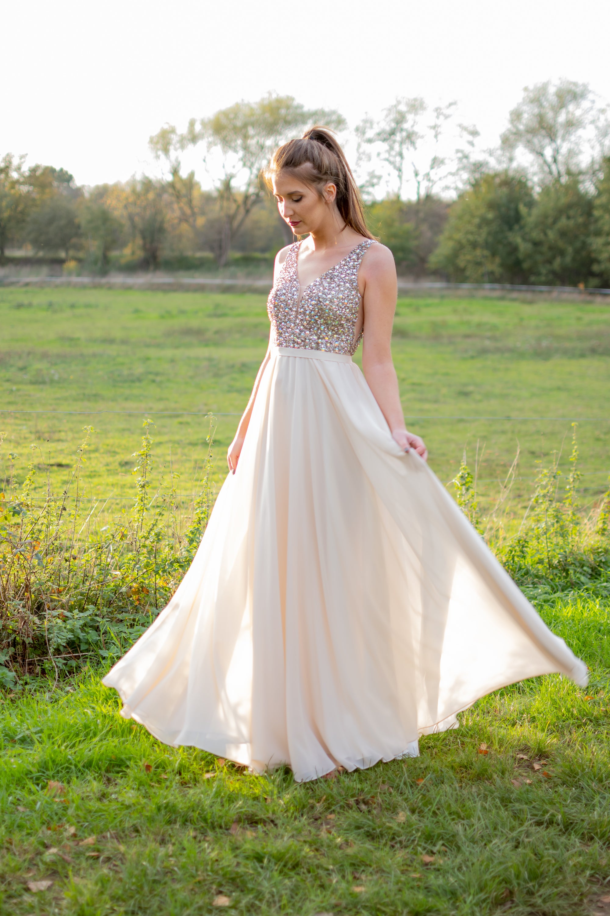 Hopes & Dreams Dress - Champagne