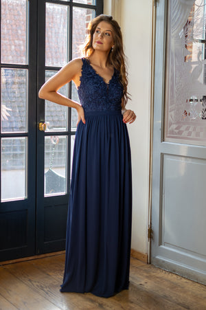 Beauty Queen Dress - Navy