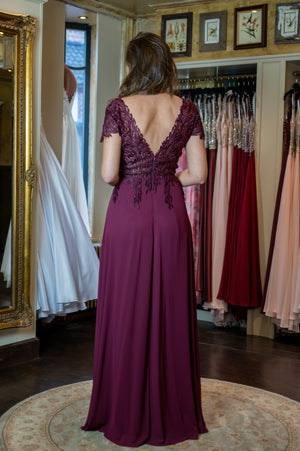 Dancing Queen Dress - Bordeaux