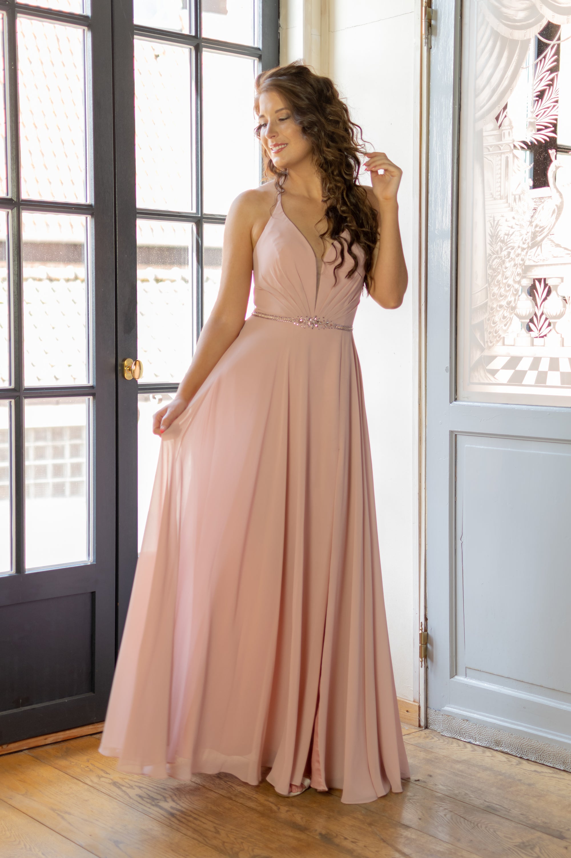 Jaw Dropping Dress - Old Pink