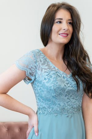 Swirl Dress - Sage/ Mint