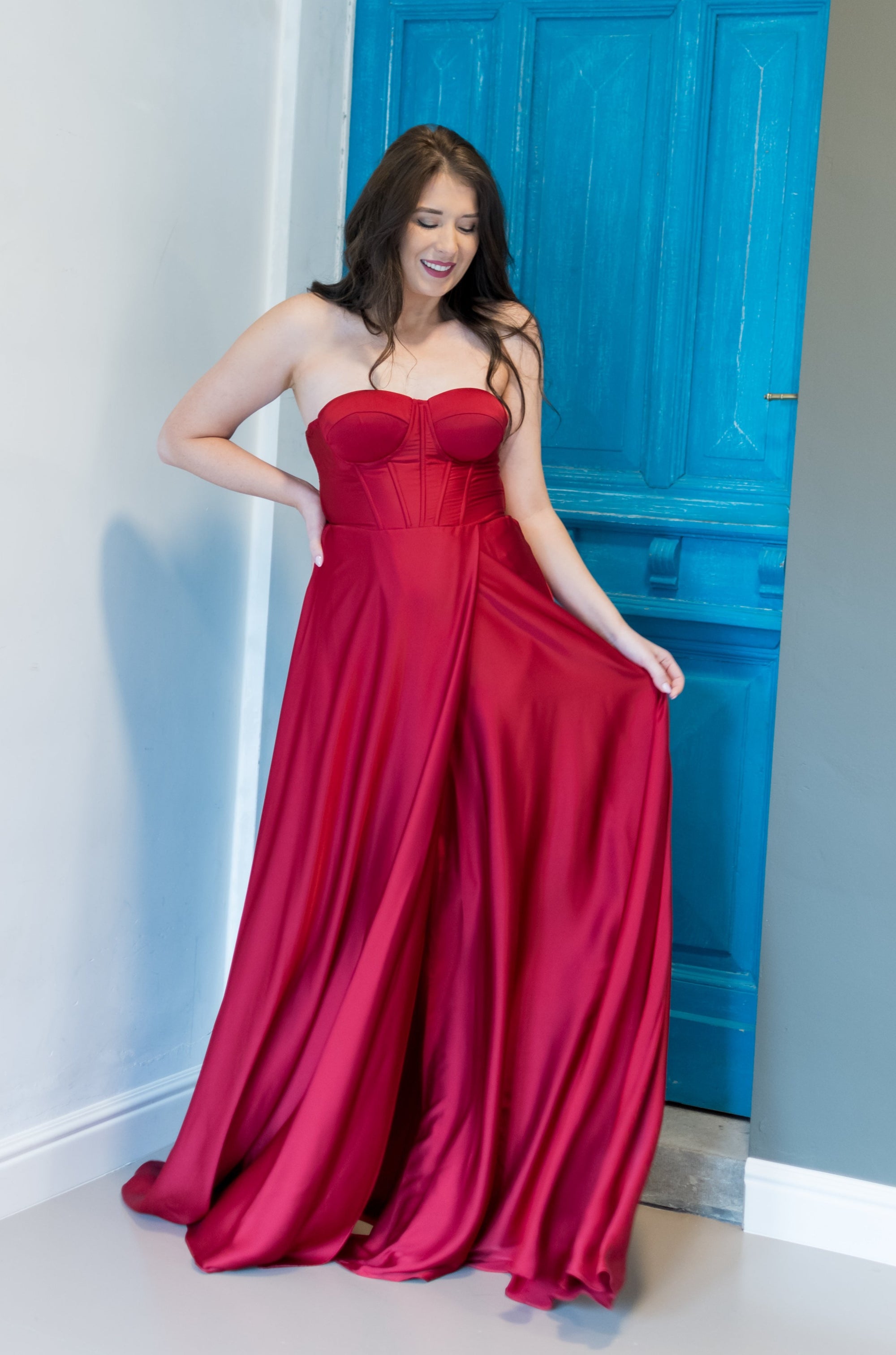Movie Star Dress - Cerise Red