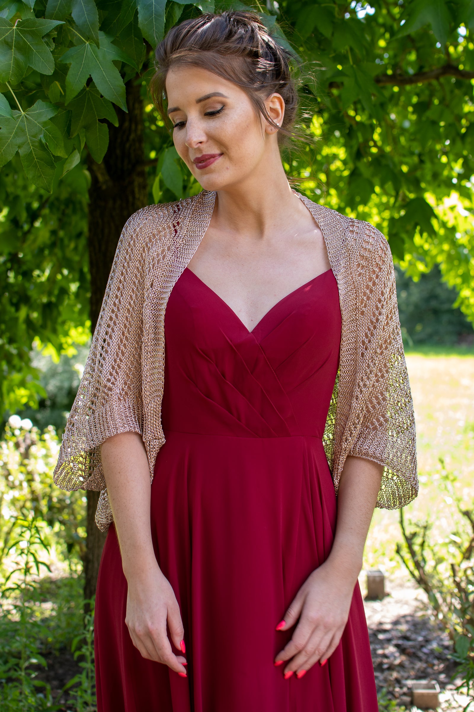 Crochet Scarf - Rose