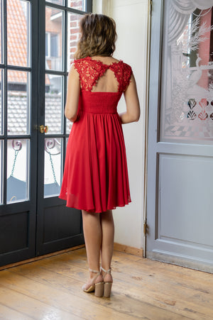 Love & Lace Dress - Red
