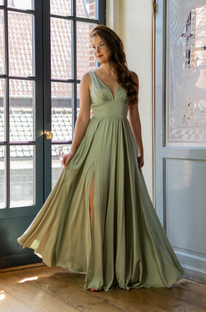 Glow Dress -Sage Green