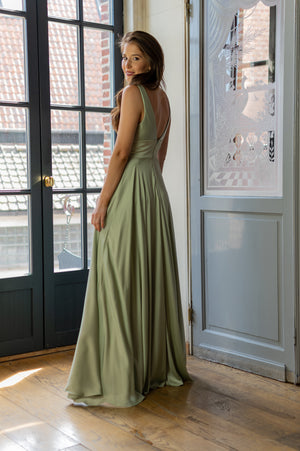 Glow Dress -Sage Green