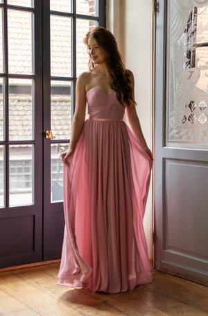 Sweetheart Dress - Rose Pink