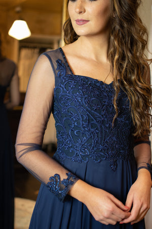 Soirée Dress - Navy