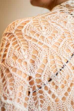 Crochet Scarf - Blush