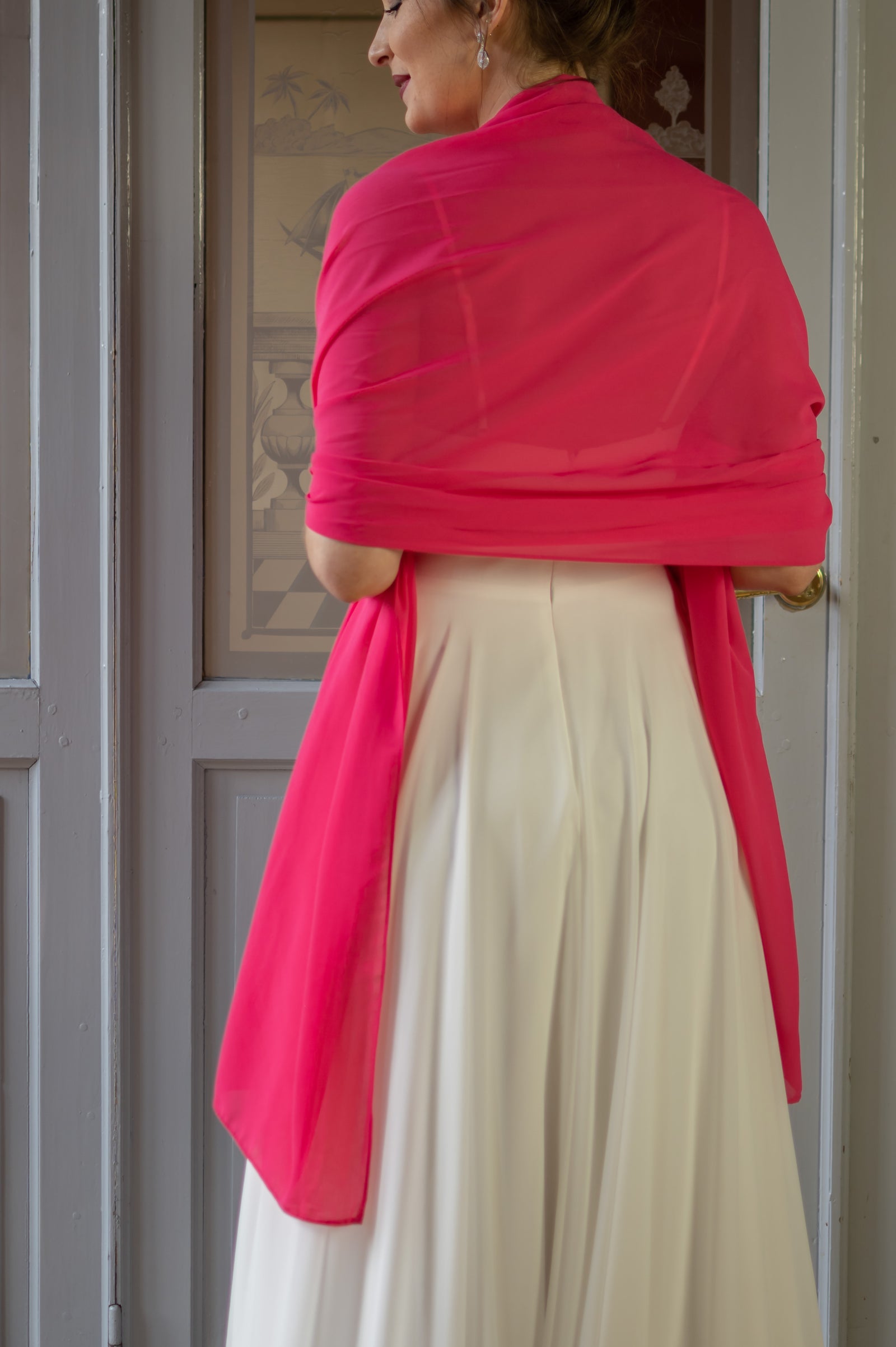 Simplicity Scarf - Hot Pink/ Fuchsia (alleen online te koop, niet in de winkel)