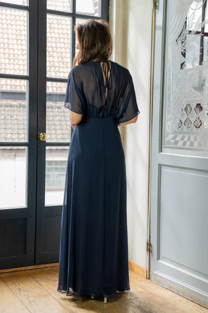 Elegance Dress - Navy