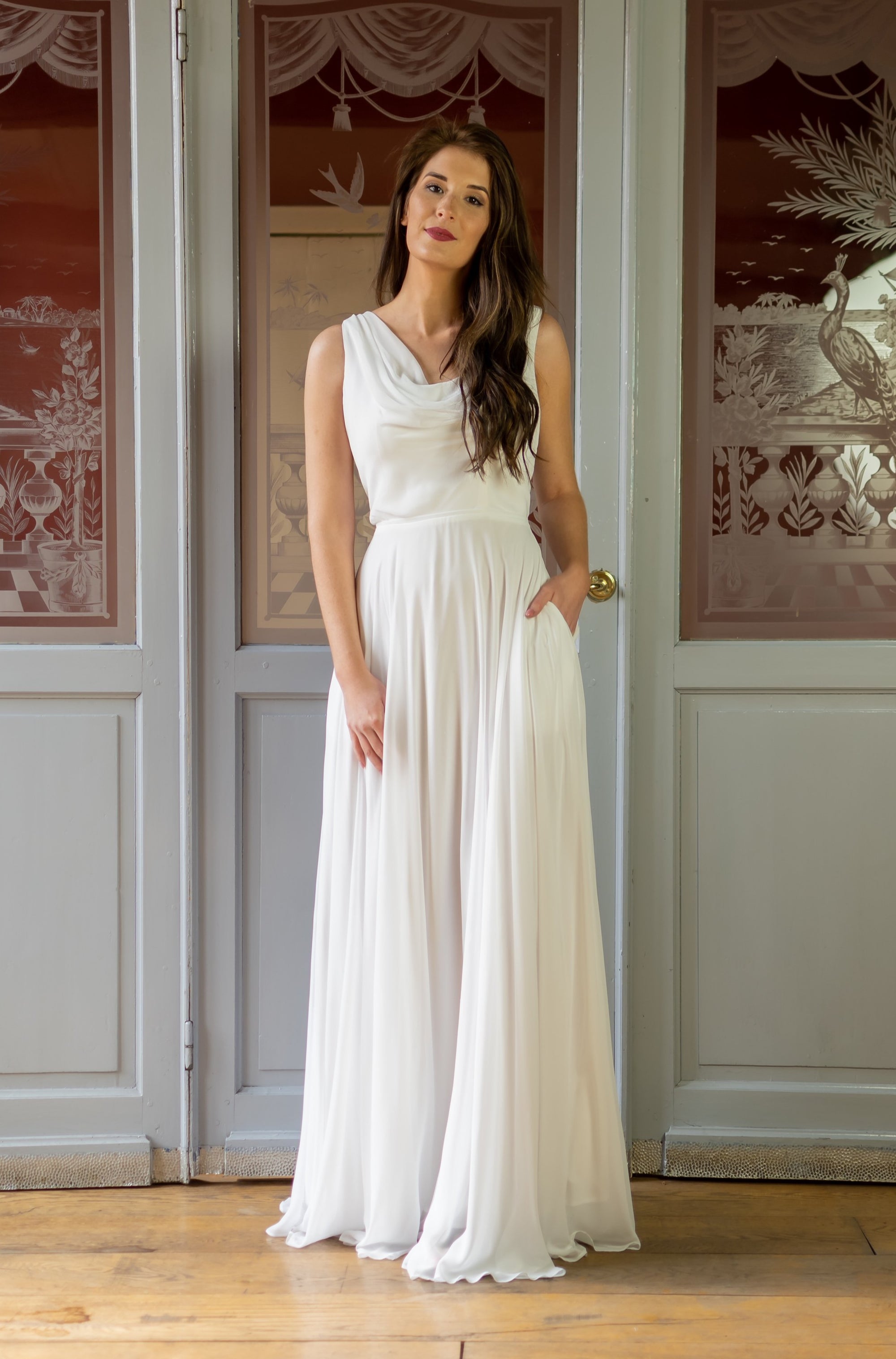 Vintage Romance Dress - Ivory White