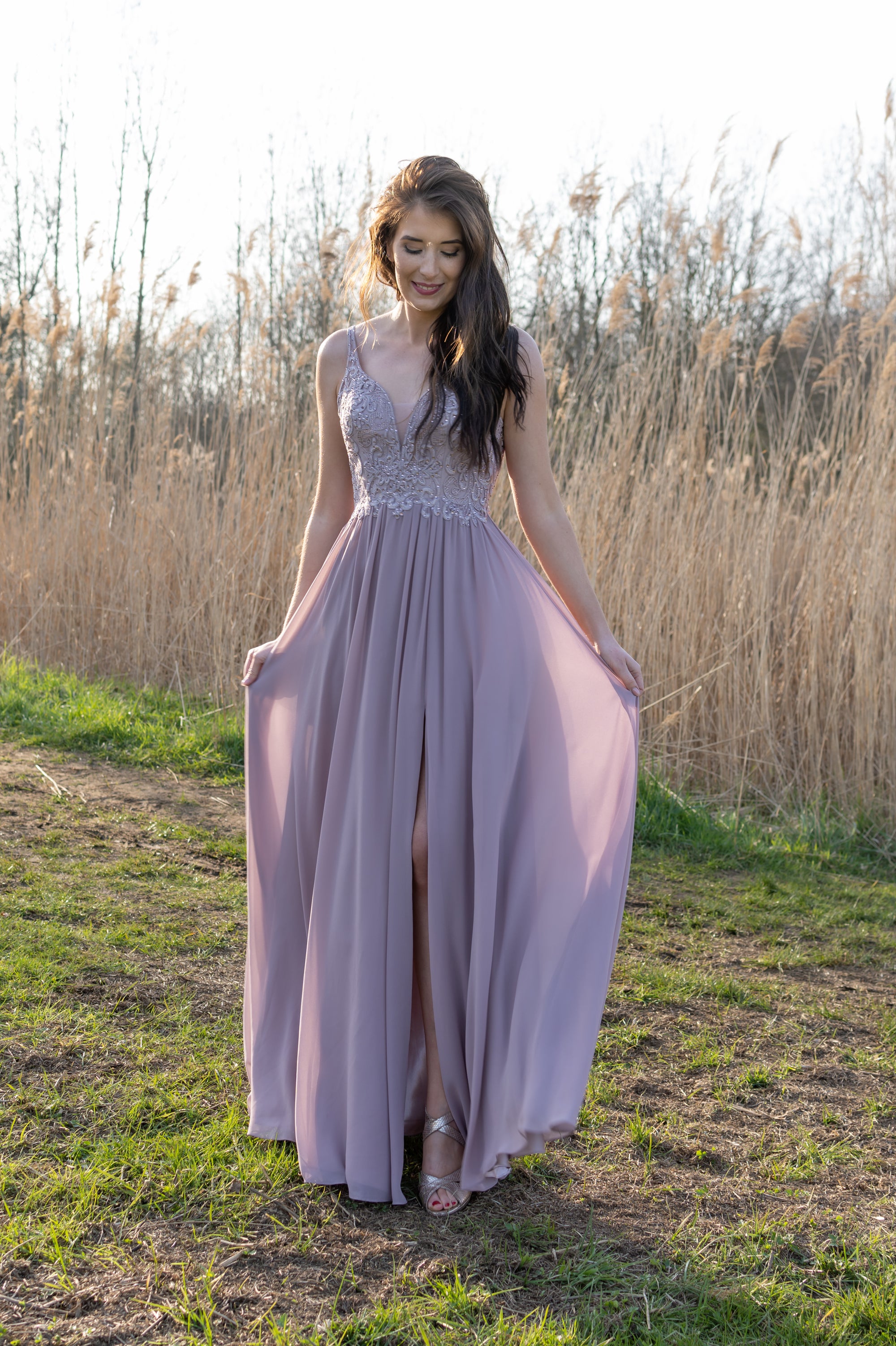 Love @ First Sight Dress - Mauve