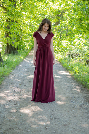 Flattering Dress - Bordeaux Queen Size