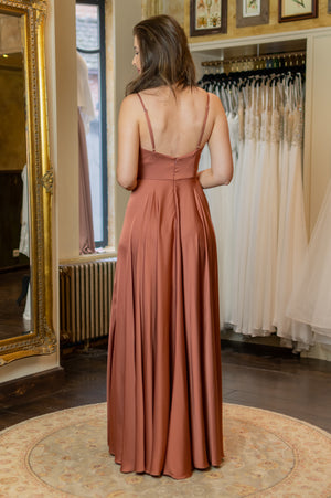 Heavenly Hue Dress - Pastel Rust