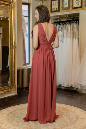 Goddess Dress - Rust