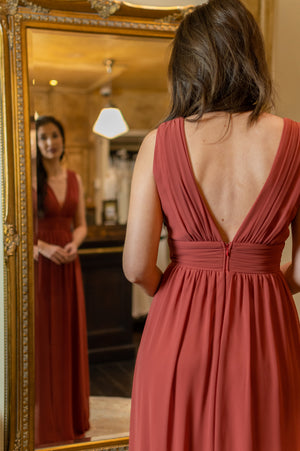 Goddess Dress - Rust
