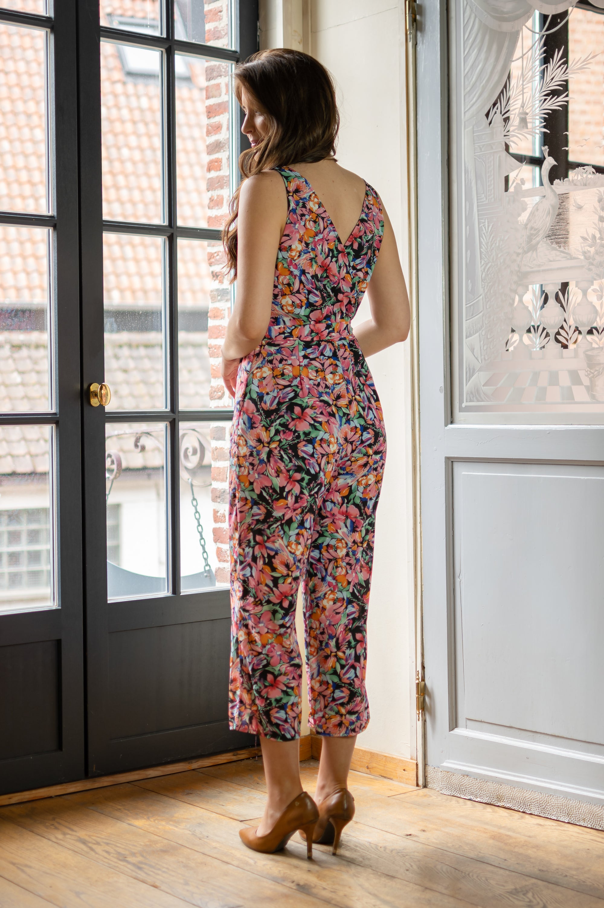 Snazzy Jumpsuit - Pink Flowers ONLINE EXCLUSIVE