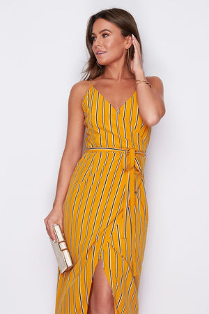 Pretty Perfect Dress - Mustard - Online Exclusive